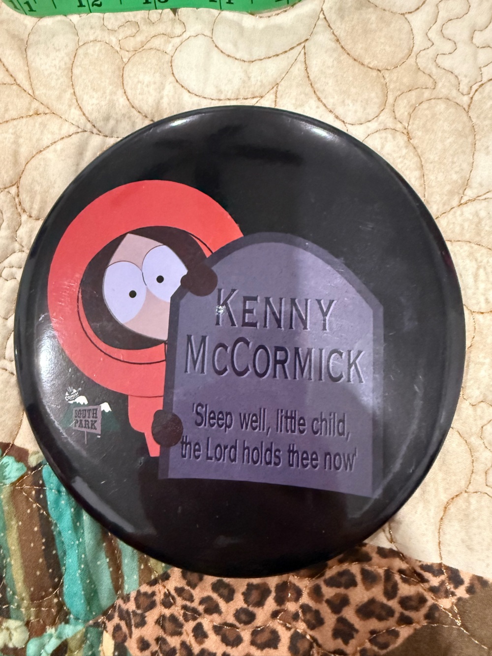 Vintage Kenny South Park button 1998